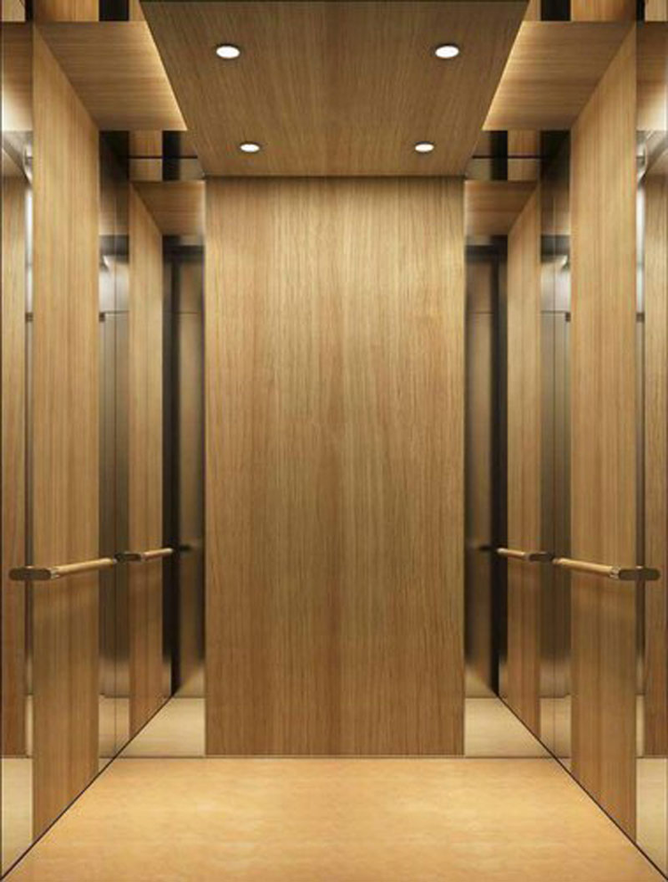 Thi công thiết kế thang máy vách gỗ đẹp tại Hải Phòng